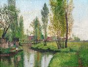 George Barret Figure by the River oil painting